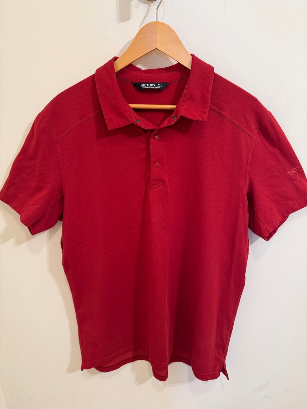 Arc'teryx Men's Deep Red Polo Shirt